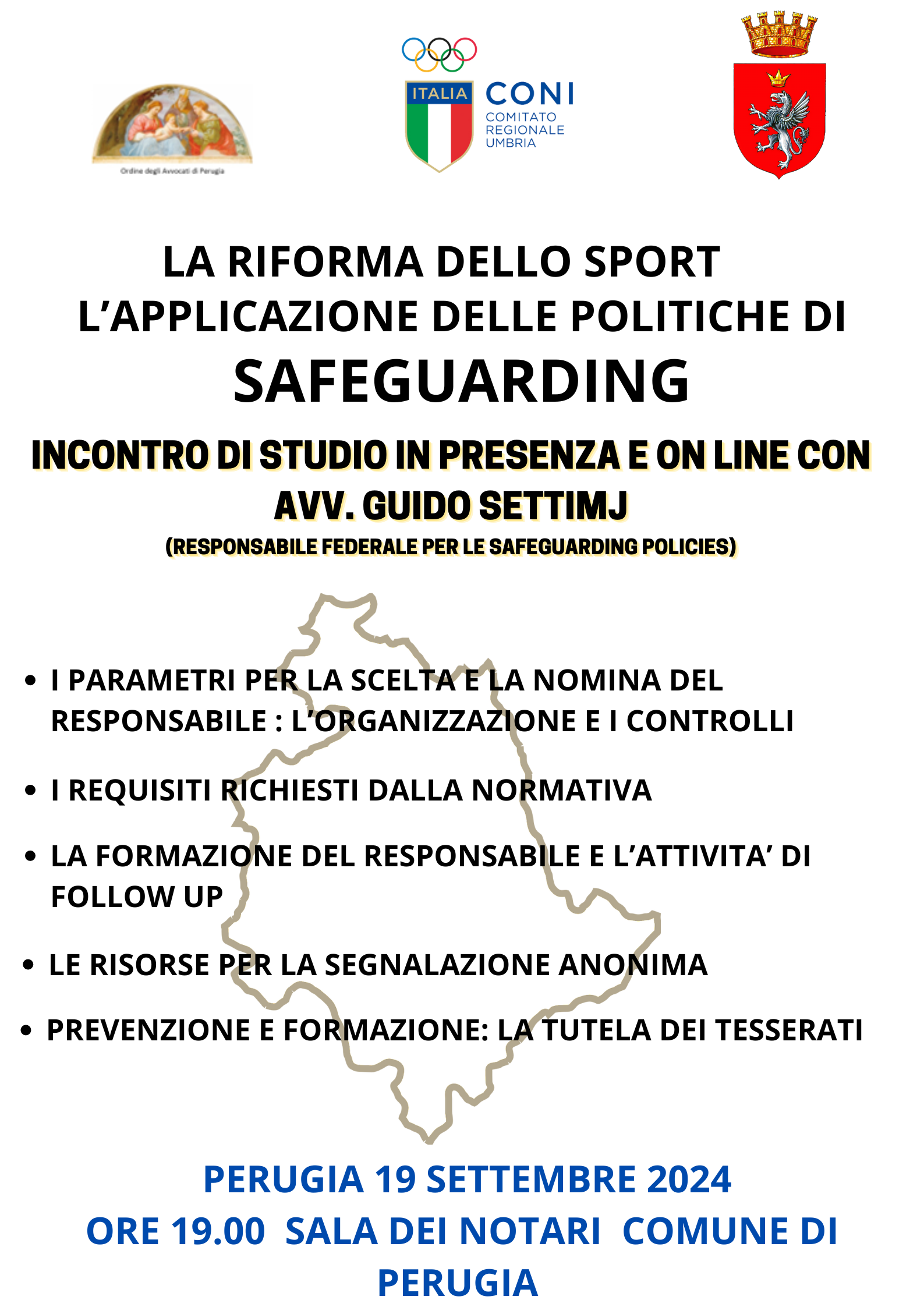 SAFEGUARDING - INCONTRO DI STUDIO -