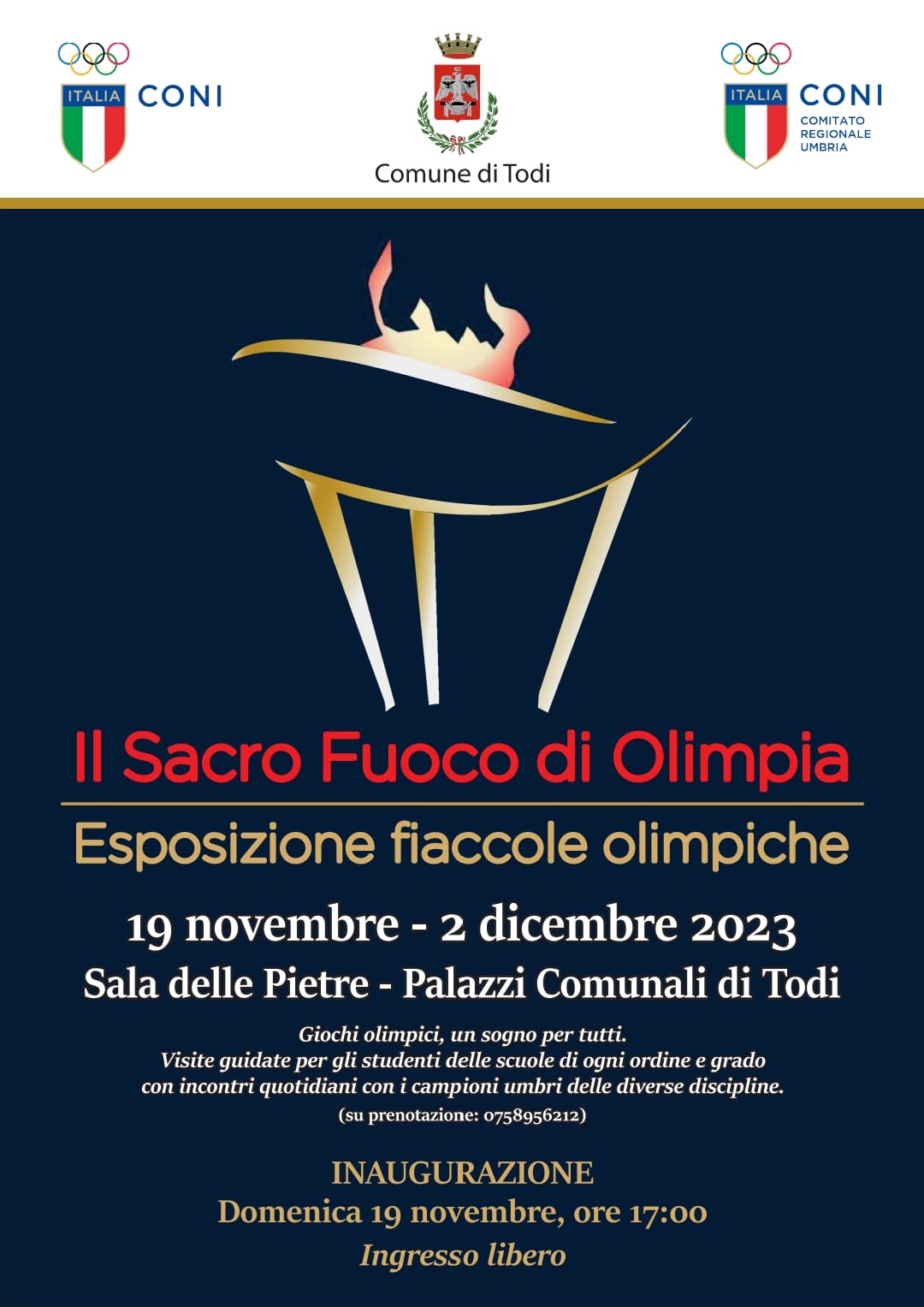 Il Sacro Fuoco di Olimpia - Esposizione fiaccole olimpiche